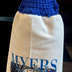 Crochet top kitchen towels